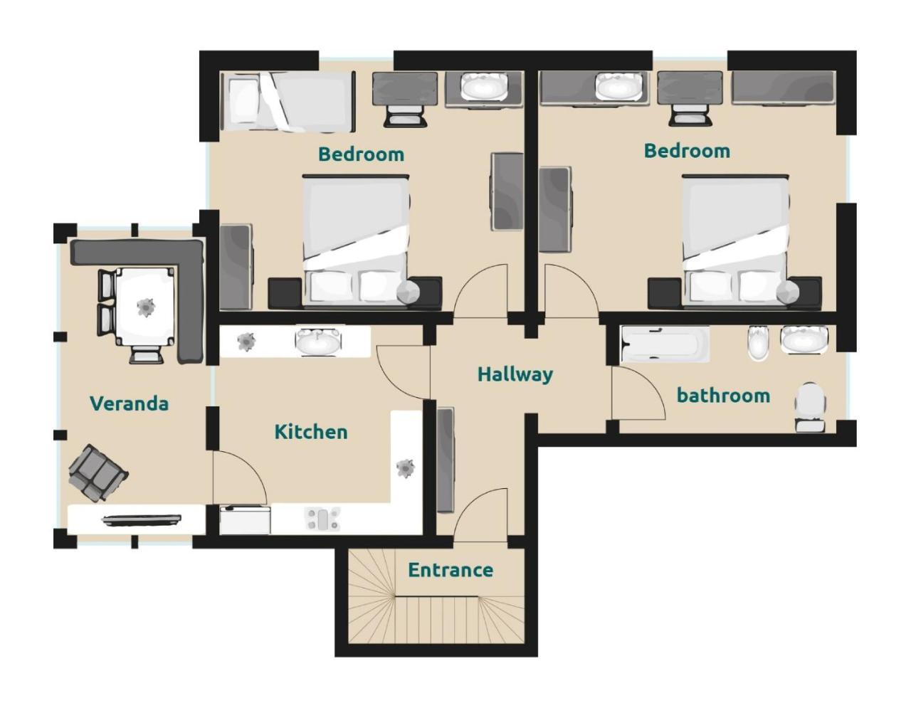 Villa Alpina Apartments Santa Cristina Val Gardena Zewnętrze zdjęcie